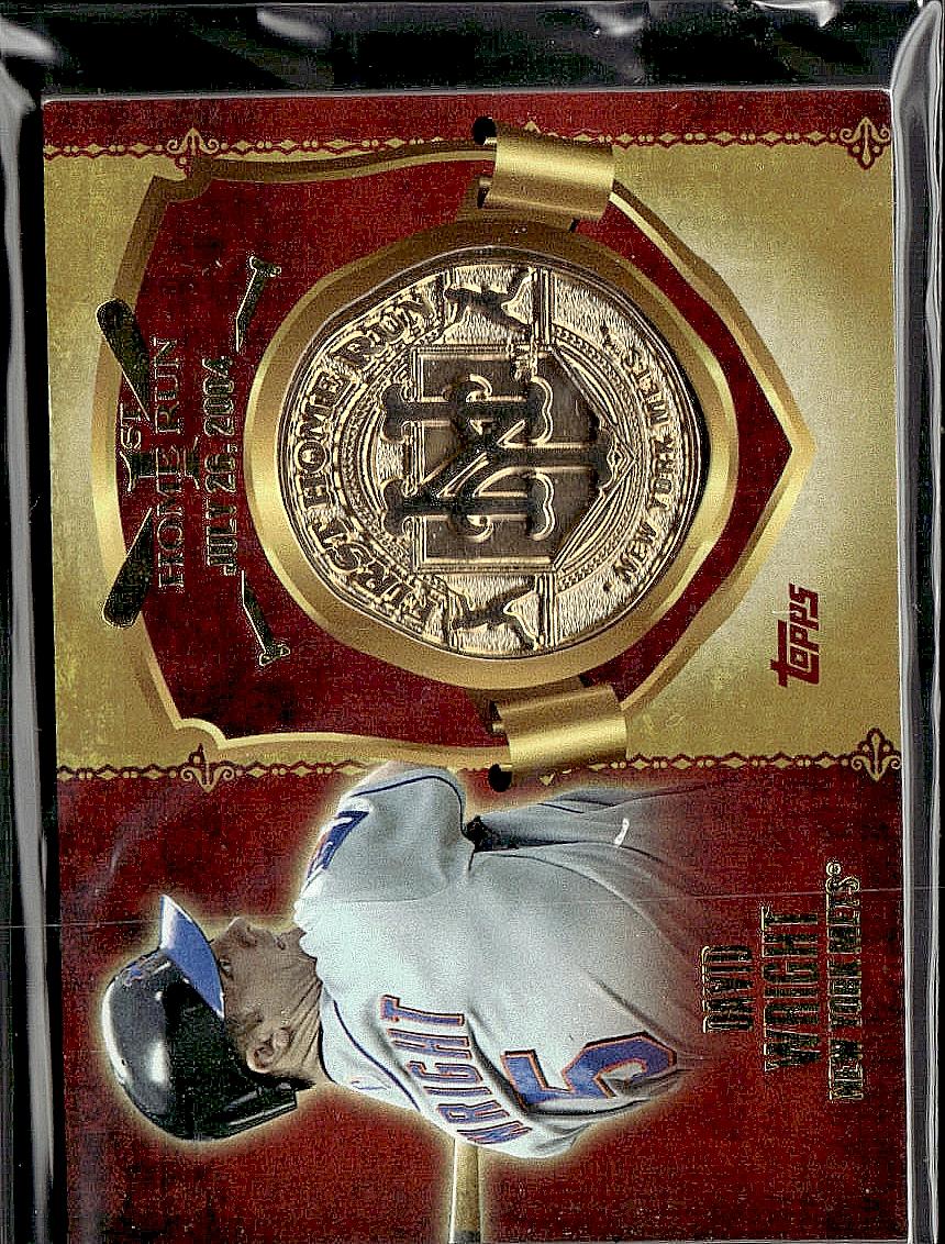 2015 Topps #FHRM-DW David Wright First Home Run Medallions