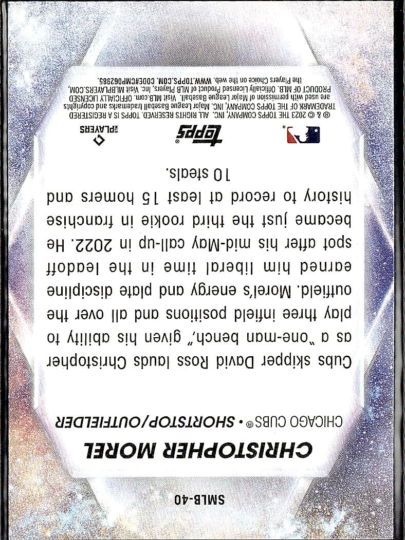 2023 Topps #SMLB-40 Christopher Morel Stars of MLB
