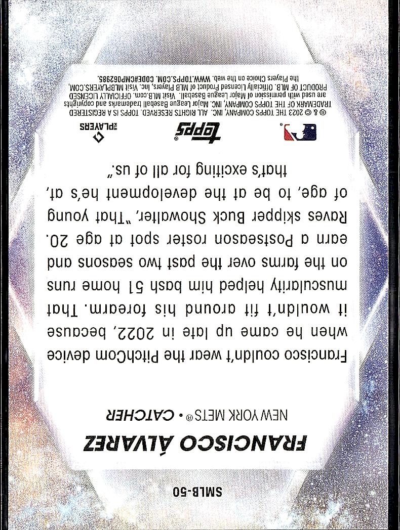 2023 Topps #SMLBC-50 Francisco Álvarez Stars of MLB Chrome