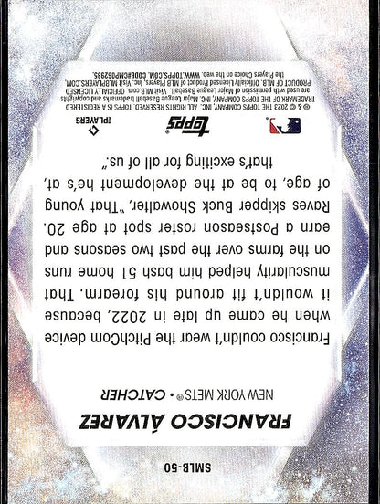 2023 Topps #SMLBC-50 Francisco Álvarez Stars of MLB Chrome
