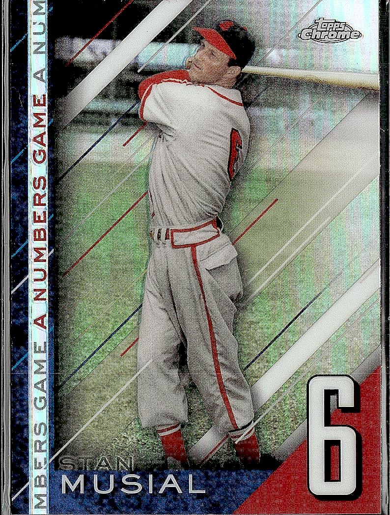 2020 Topps Chrome Update #NGC-11 Stan Musial A Numbers Game