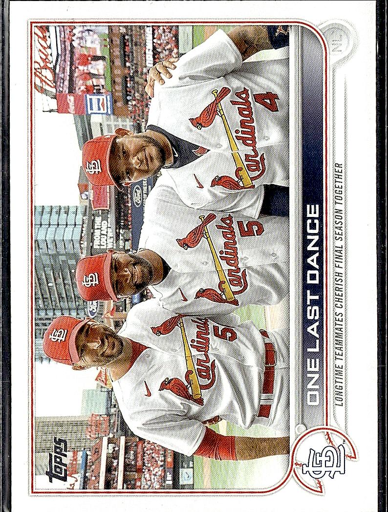 2022 Topps Update #US168 One Last Dance (Albert Pujols / Yadier Molina)