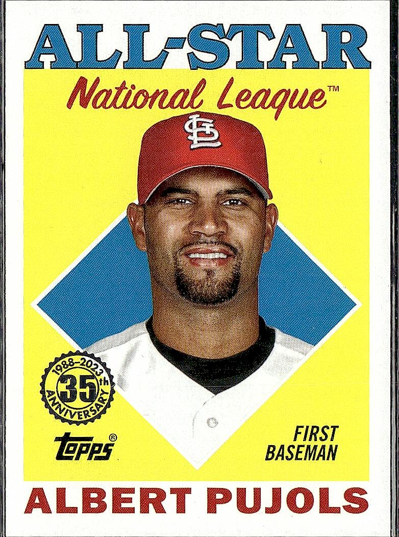 2023 Topps #88AS-49 Albert Pujols 1988 Topps Baseball 35th Anniversary All-Stars
