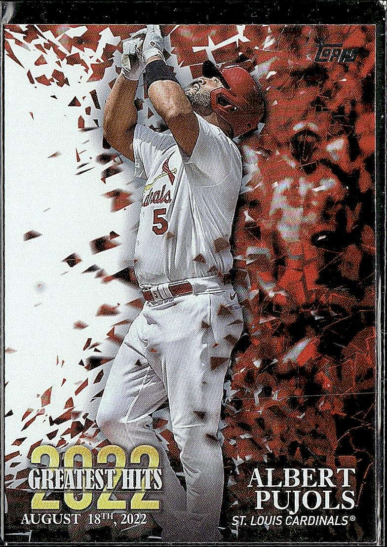 2023 Topps #22GH-17 Albert Pujols 2022 Greatest Hits