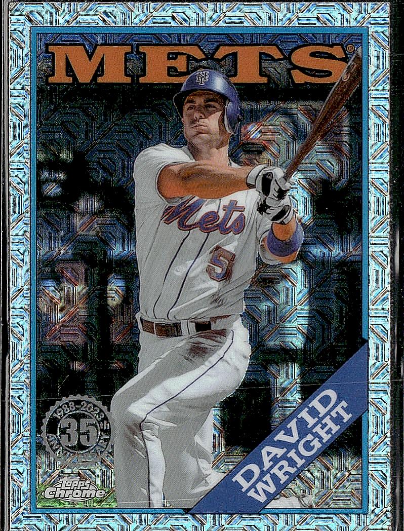 2023 Topps #2T88C-70 David Wright 1988 Topps Throwback MOJO