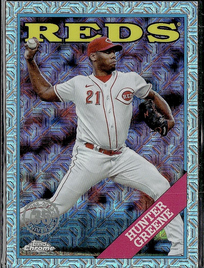 2023 Topps #2T88C-66 Hunter Greene 1988 Topps Throwback Mojo
