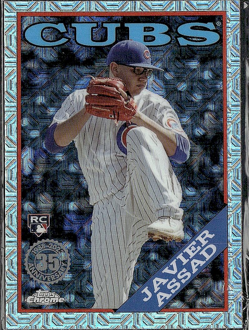 2023 Topps Update #T88CU-25 Javier Assad 1988 Topps Throwback Chrome