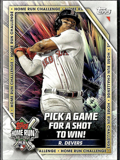 2023 Topps #HRC-5 Rafael Devers Home Run Challenge (Series One)