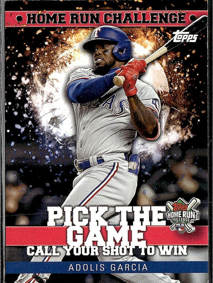 2022 Topps #HRC-26 Adolis Garcia Home Run Challenge Code Cards (Series Two)