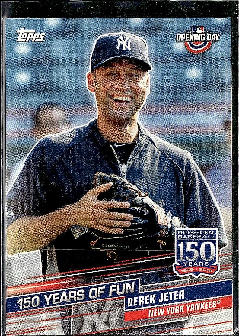 2019 Topps Opening Day #YOF-22 Derek Jeter 150 Years of Fun