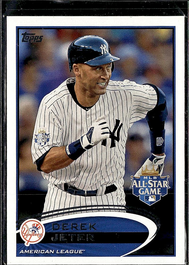 2012 Topps Update #US119 Derek Jeter Walmart Blue Border