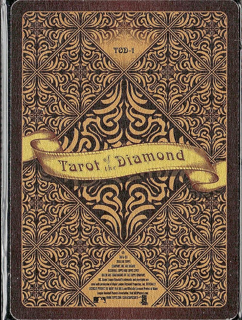 2018 Topps Gypsy Queen #TOD-1 Aaron Judge Tarot of the Diamond Indigo #/250