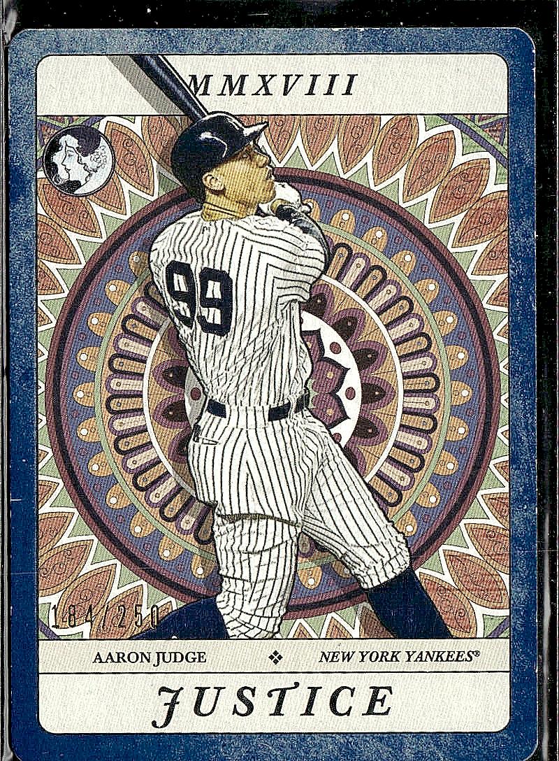 2018 Topps Gypsy Queen #TOD-1 Aaron Judge Tarot of the Diamond Indigo #/250