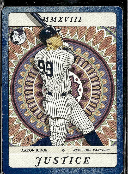 2018 Topps Gypsy Queen #TOD-1 Aaron Judge Tarot of the Diamond Indigo #/250