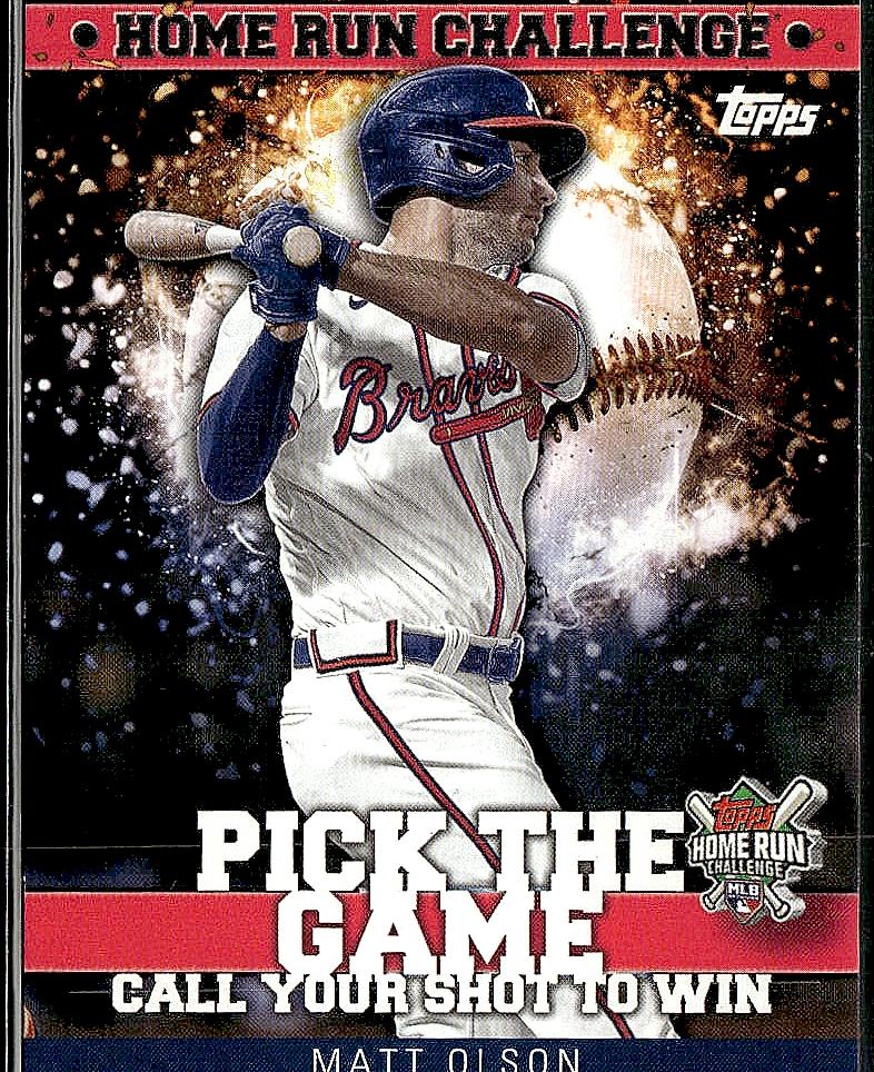 2022 Topps #HRC-17 Matt Olson Home Run Challenge Code Cards (Series Two)