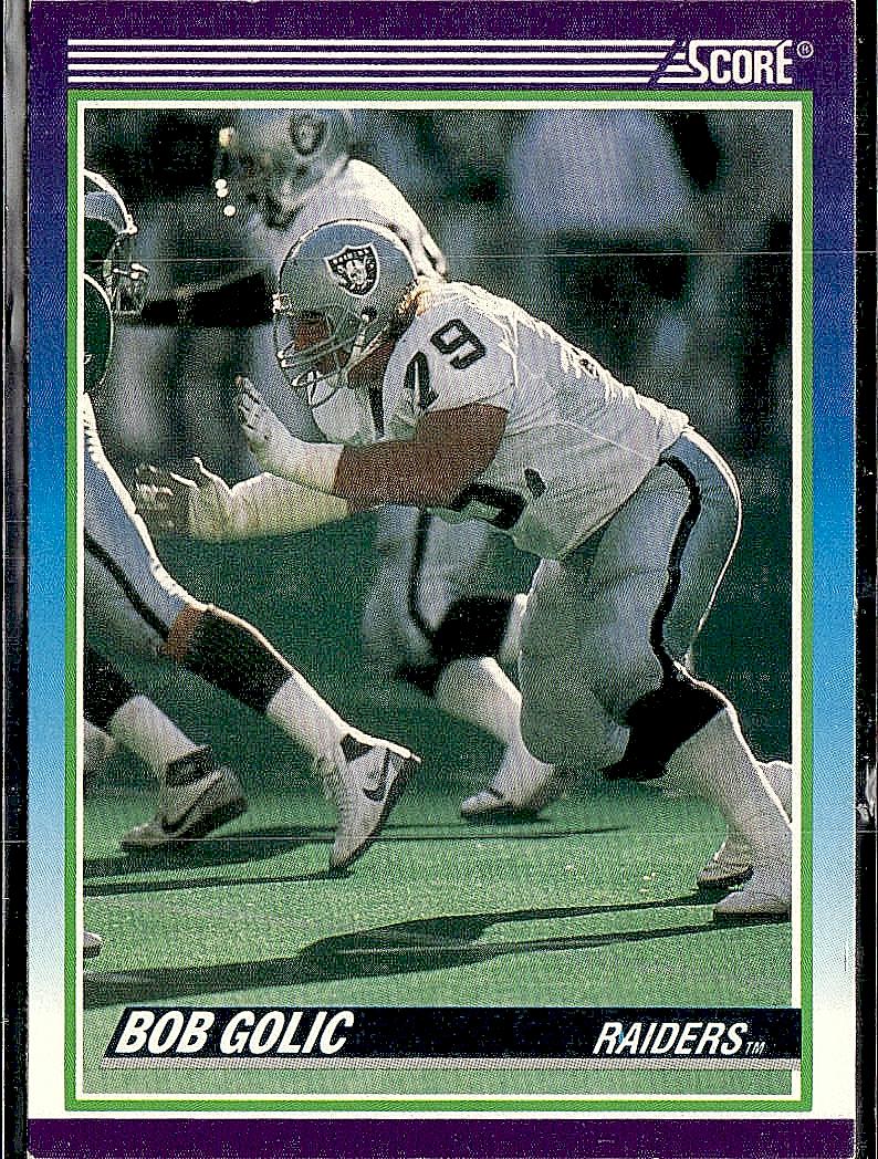1990 Score #512 Bob Golic