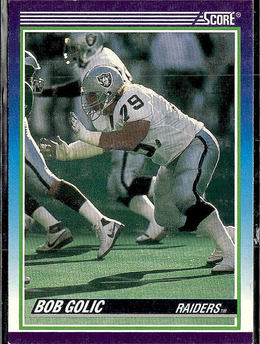 1990 Score #512 Bob Golic
