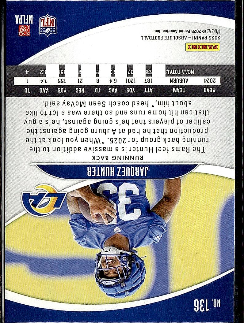 2025 Panini Absolute #136 Jarquez Hunter Retail