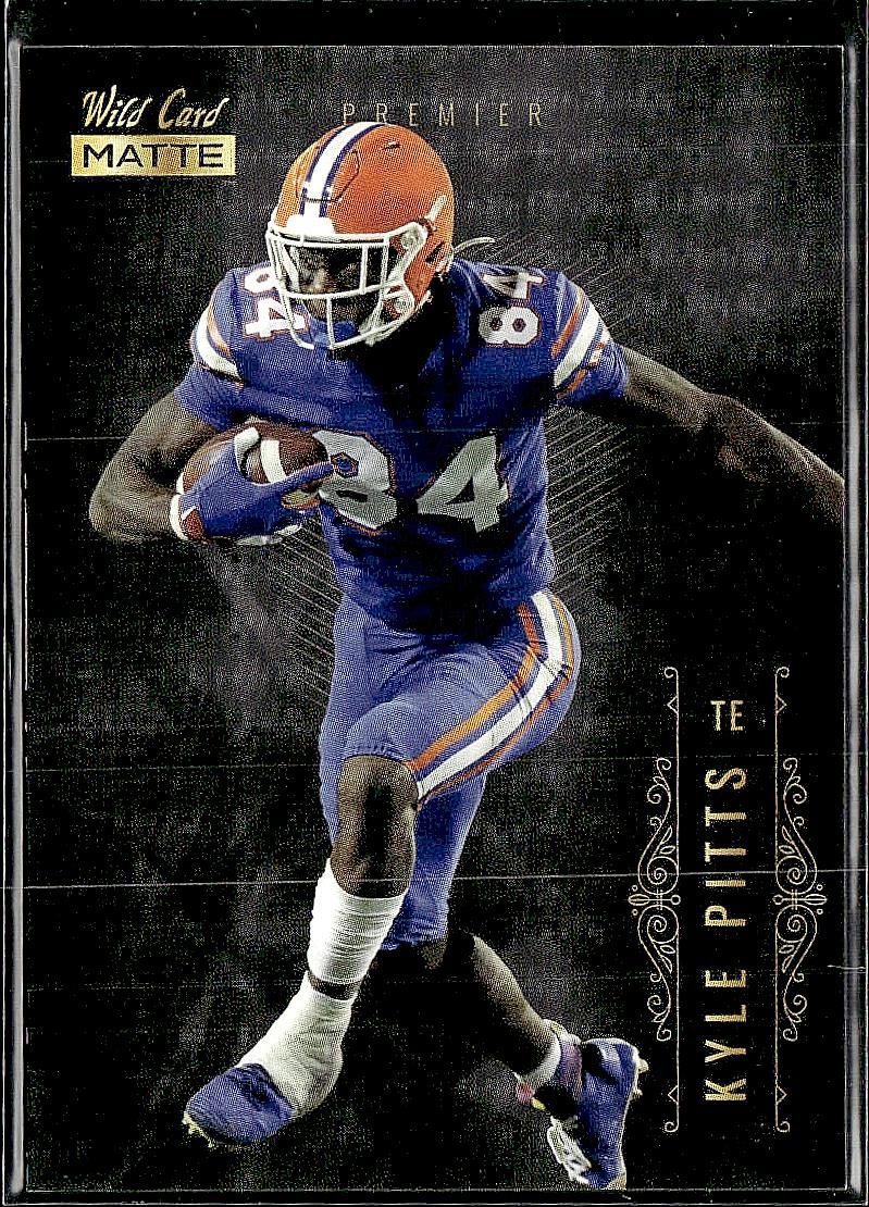 2021 Wild Card Matte White #MBC-11 Kyle Pitts Black
