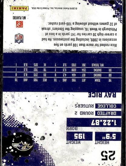 2010 Score #25 Ray Rice