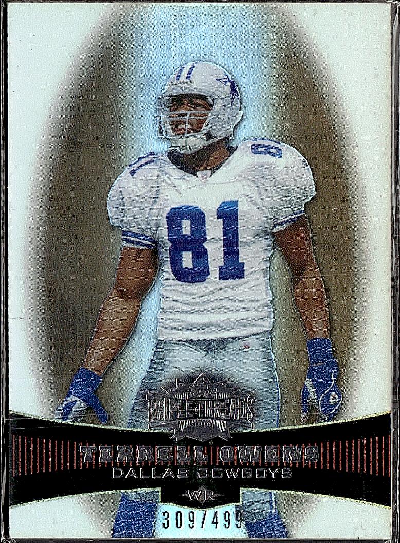 2006 Topps Triple Threads #5 Terrell Owens Sepia #/499