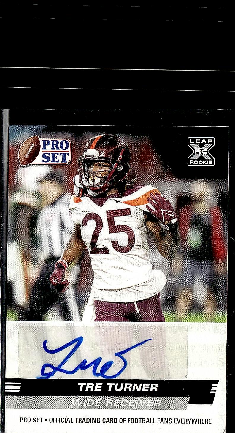 2022 Pro Set Draft #PSA-TT1 Tre Turner Autographs