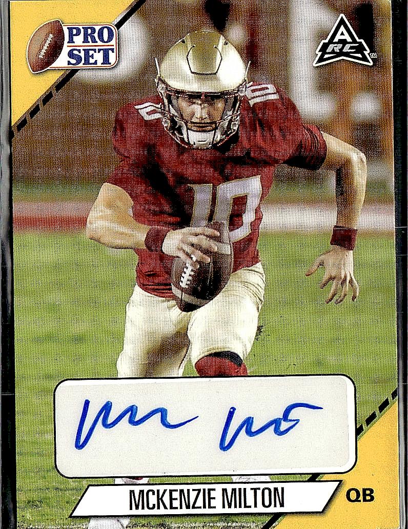 2021 Pro Set College Football #PS-MM2 McKenzie Milton Autographs Gold
