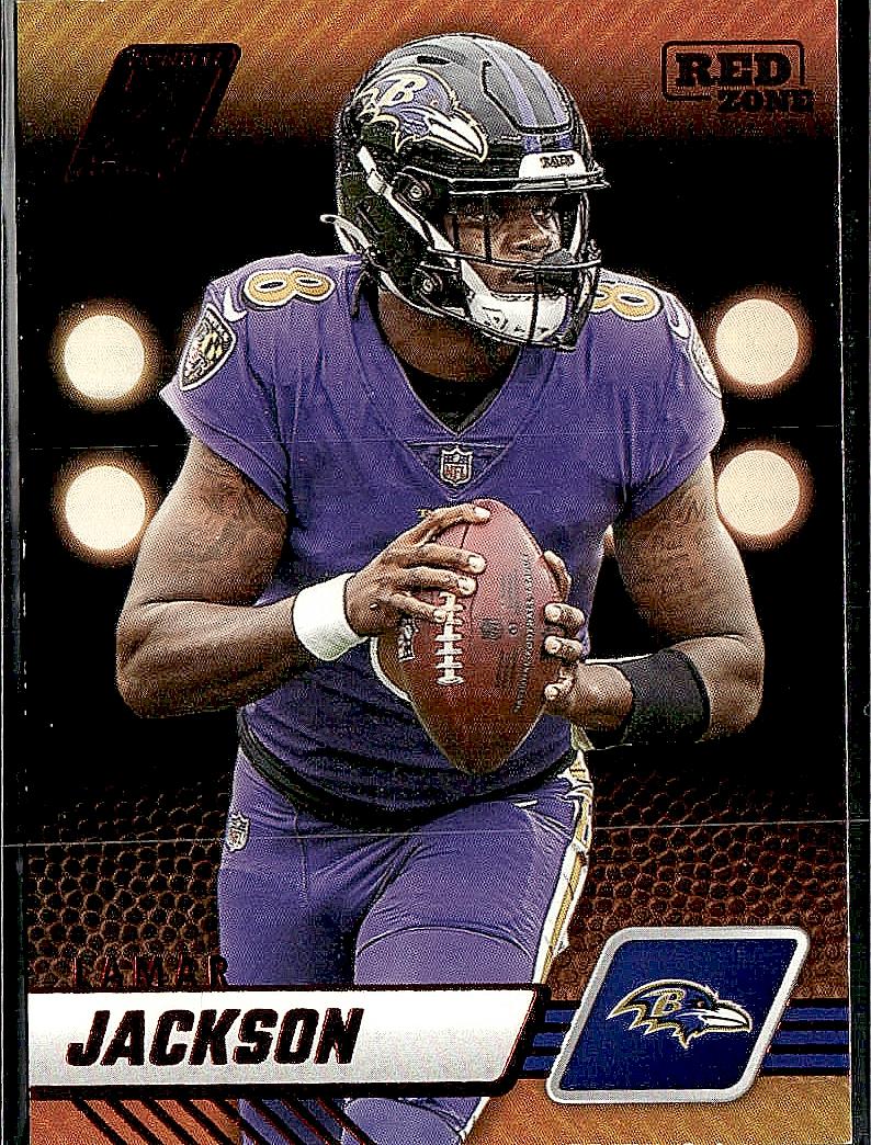 2023 Panini Zenith #8 Lamar Jackson Red Zone