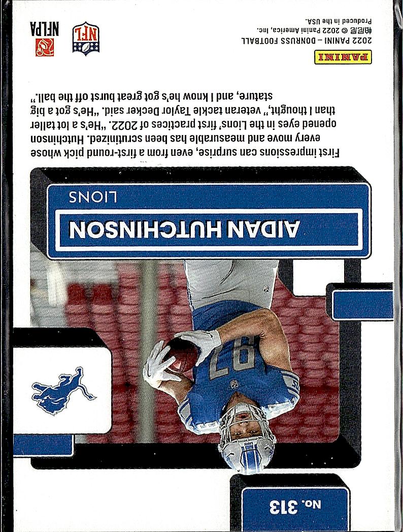 2022 Donruss #313 Aidan Hutchinson