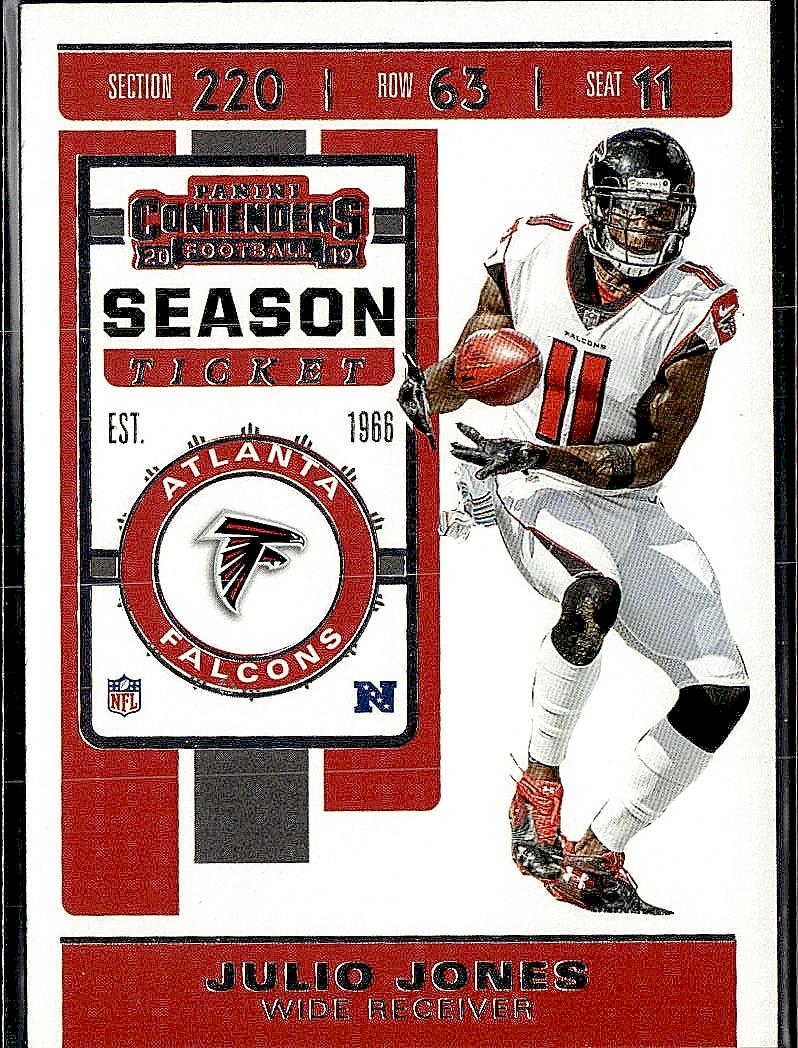 2019 Panini Contenders #85 Julio Jones