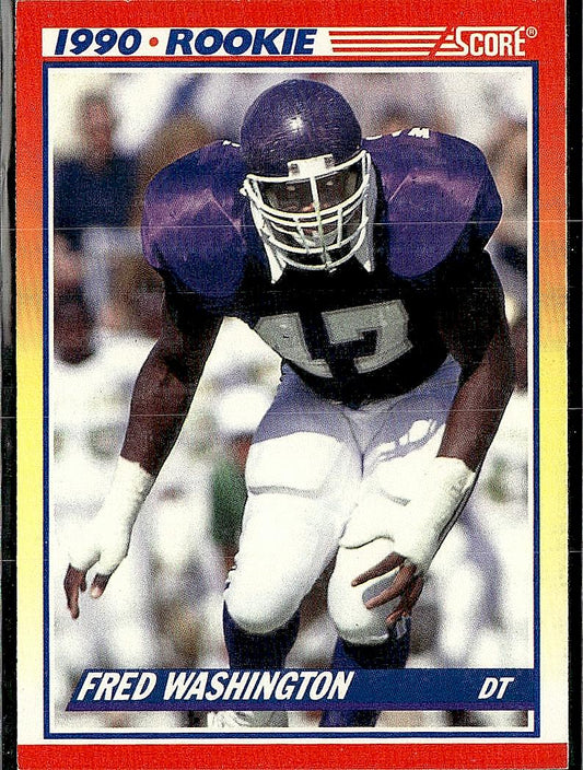 1990 Score #625 Fred Washington