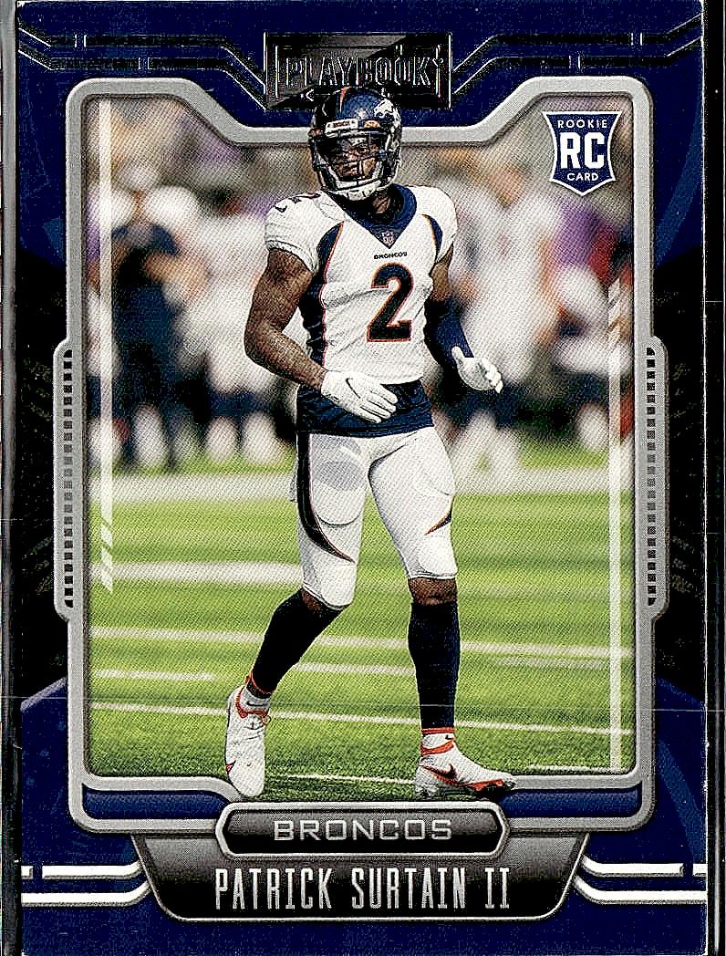 2021 Panini Playbook #144 Patrick Surtain II Purple