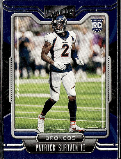 2021 Panini Playbook #144 Patrick Surtain II Purple