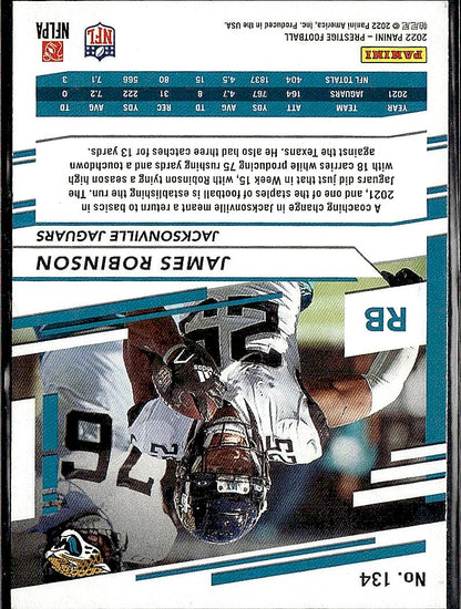 2022 Panini Prestige #134 James Robinson