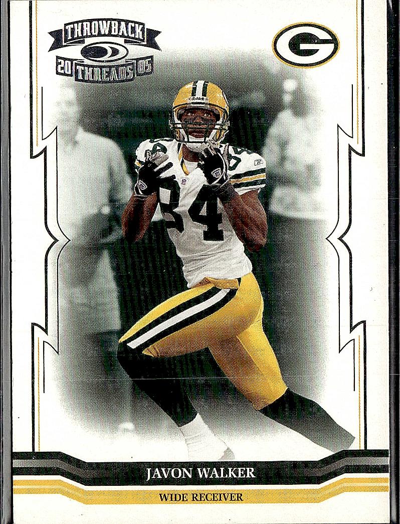 2005 Donruss Throwback Threads #56 Javon Walker