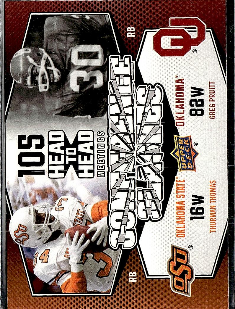 2011 Upper Deck #CC-3 Thurman Thomas / Greg Pruitt Conference Clashes