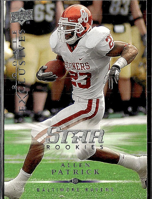 2008 Upper Deck Rookie Exclusives #RE3 Allen Patrick