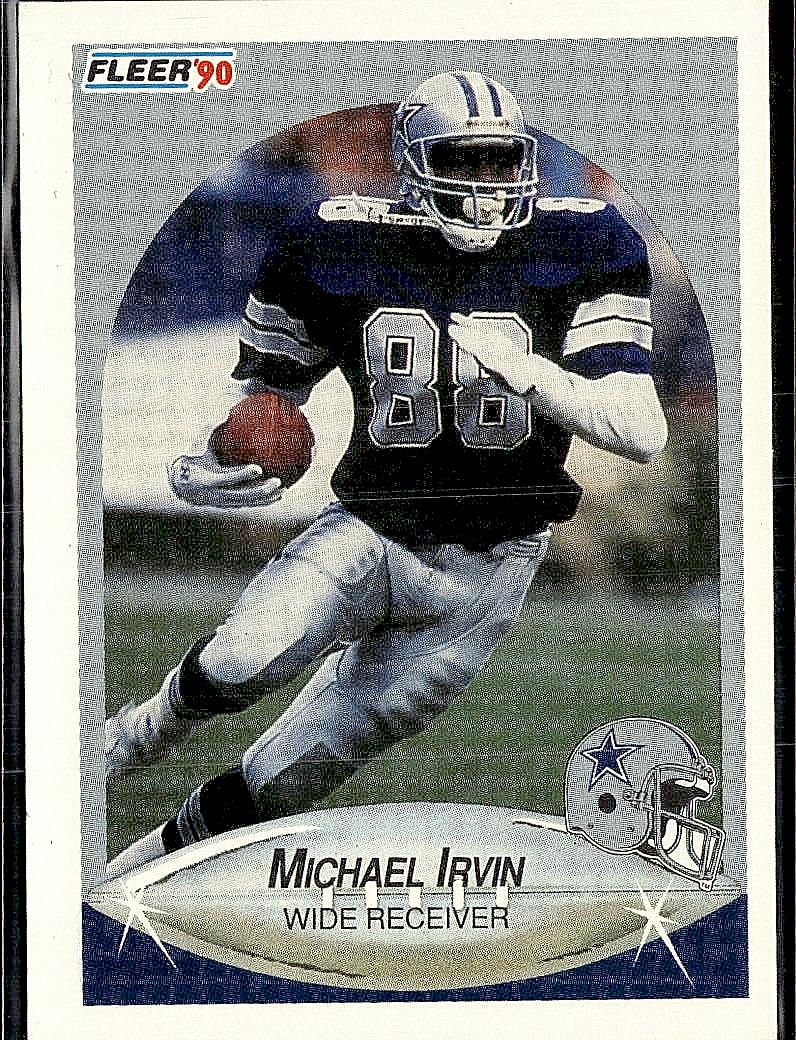 1990 Fleer #389 Michael Irvin