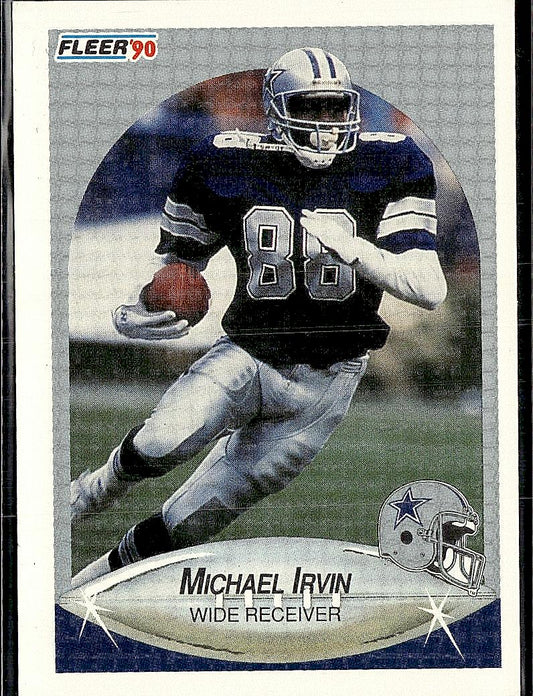 1990 Fleer #389 Michael Irvin