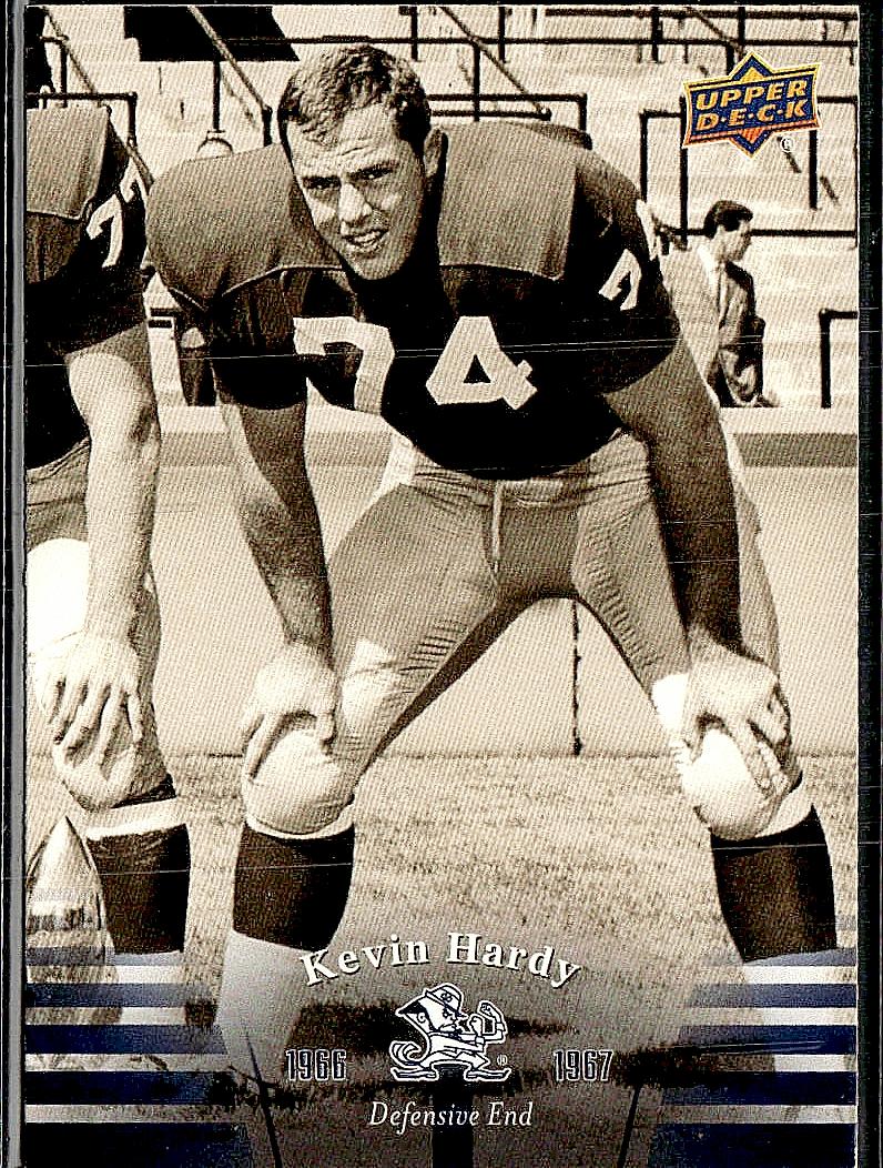 2013 Upper Deck University of Notre Dame #13 Kevin Hardy