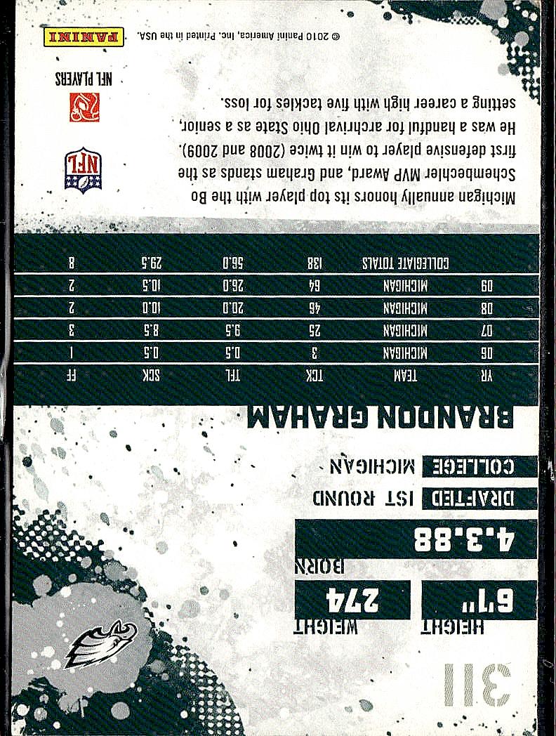 2010 Score #311 Brandon Graham