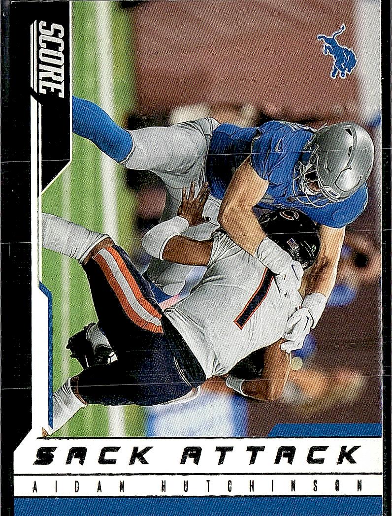 2023 Score #12 Aidan Hutchinson Sack Attack Red
