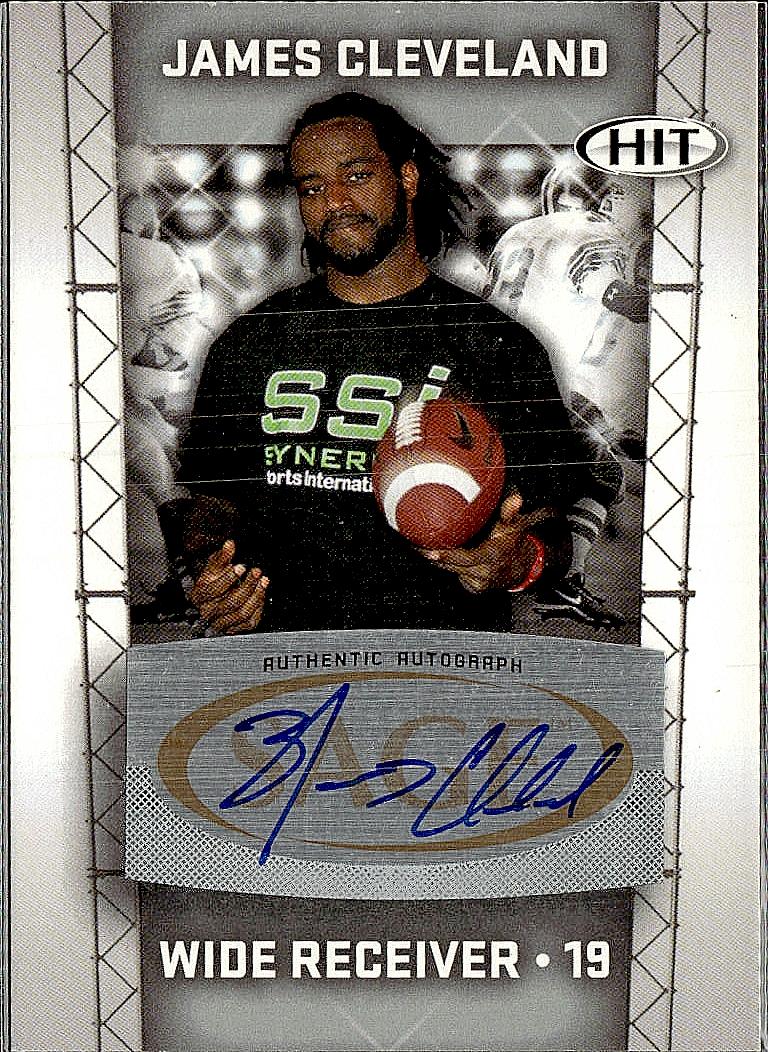 2011 SAGE HIT #A70 James Cleveland Autographs Silver