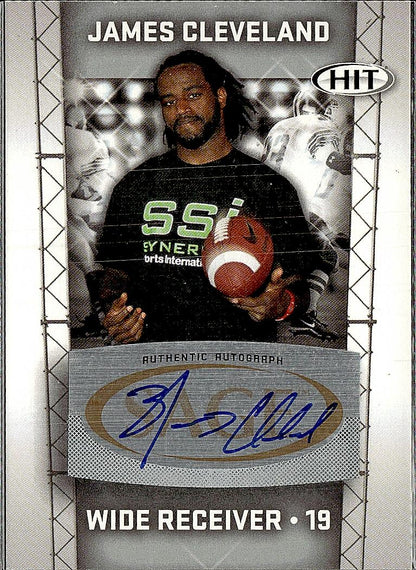 2011 SAGE HIT #A70 James Cleveland Autographs Silver
