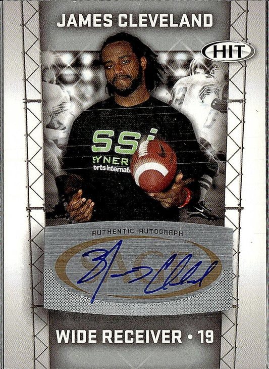 2011 SAGE HIT #A70 James Cleveland Autographs Silver