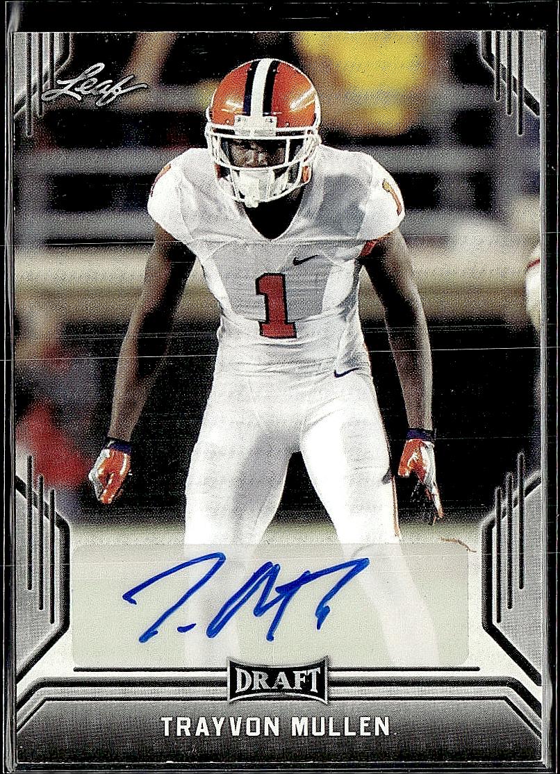 2019 Leaf Draft #BA-TM2 Trayvon Mullen Autographs