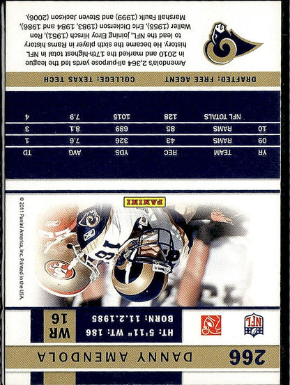 2011 Score #266 Danny Amendola