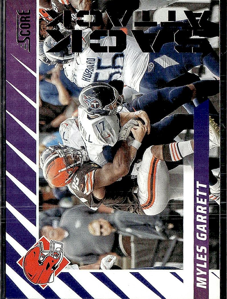 2024 Score #8 Myles Garrett Sack Attack Red