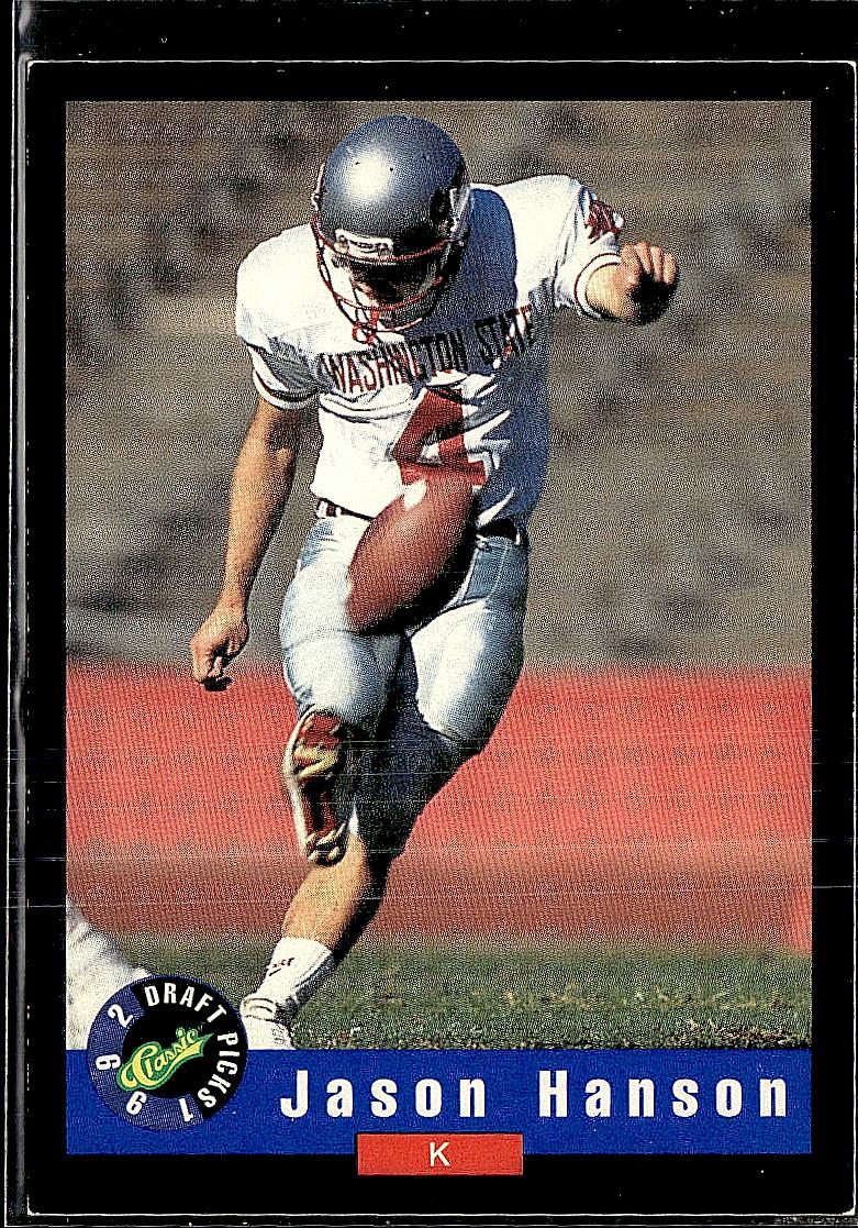1992 Classic Draft Picks #63 Jason Hanson