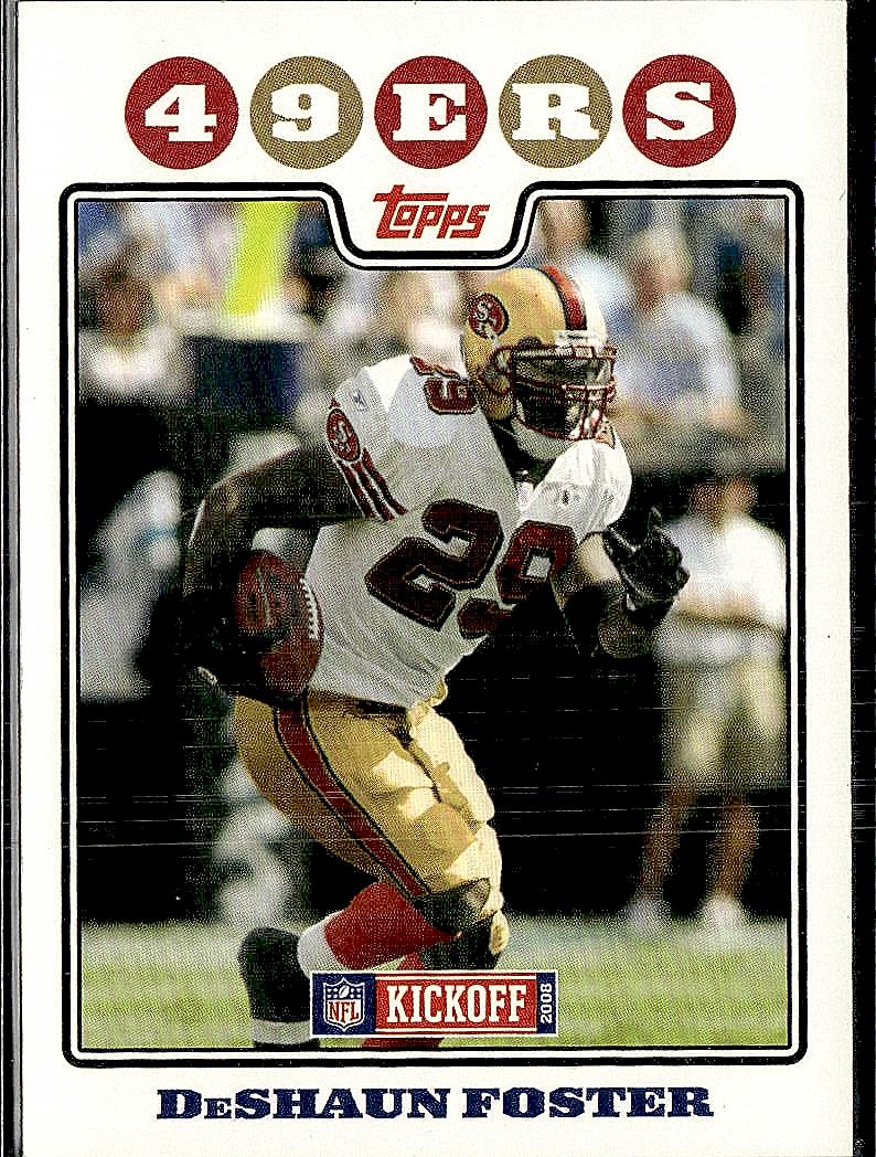2008 Topps Kickoff #127 DeShaun Foster
